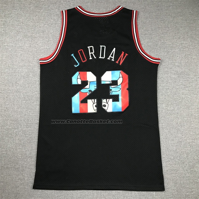 Maglia Chicago Bulls Michael Jordan #23 Mitchell & Ness 1997-98 Nero2